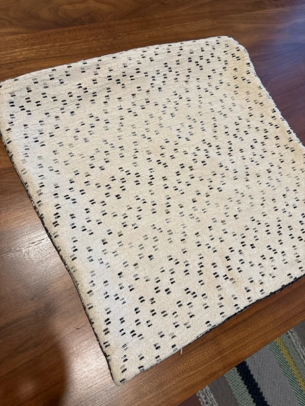 Crate & Barrel “Ellsa” Textured Pillow Cover – 20” x 20”